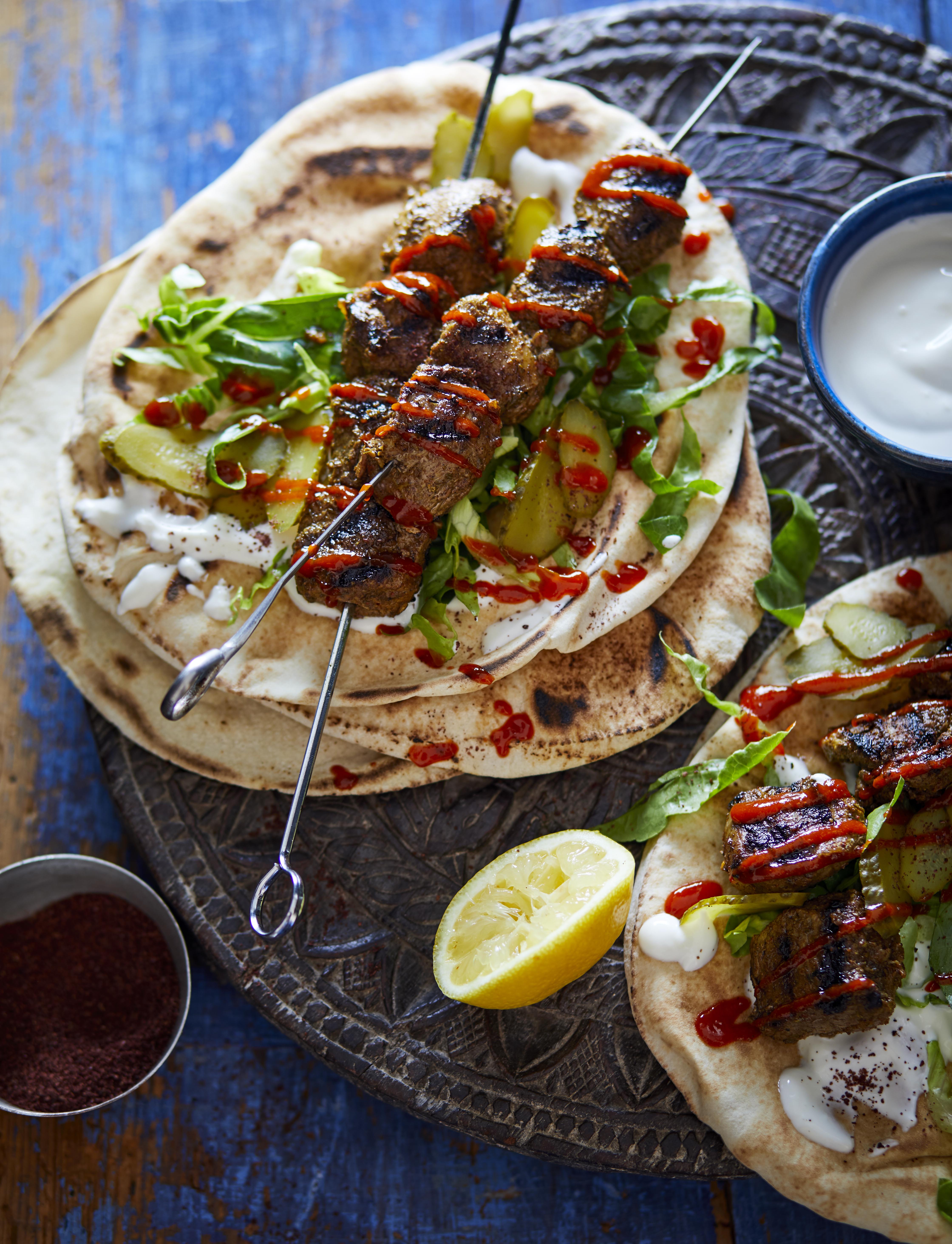 Lamb shop shawarma kebab